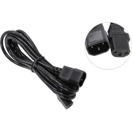Кабель питания ExeGate Special EC-3S-C13->C14/3x0.5 (C13->C14, 3*0.5mm2, CCA, черный, 3м) ES280989RUS
