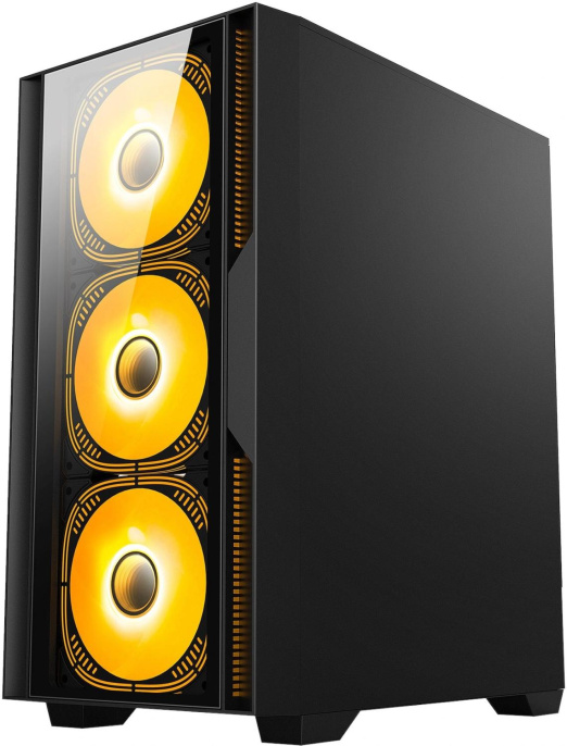 Корпус mATX BLOODY CC-123, Mini-Tower, без БП, черный [cc-123-bk]