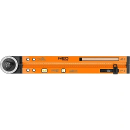Разводной угломер с уровнем NEO Tools 2 глазка, простой карандаш 72-225
