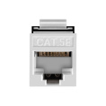 Модуль-вставка Keystone Jack RJ-45 ExeGate KJ-8P8C-U-C5e-180-TL (Кат.5e, неэкранированная, 180 градусов, IDC Toolless (без инструмента)) EX297343RUS