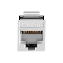 Модуль-вставка Keystone Jack RJ-45 ExeGate KJ-8P8C-U-C5e-180-TL (Кат.5e, неэкранированная, 180 градусов, IDC Toolless (без инструмента)) EX297343RUS
