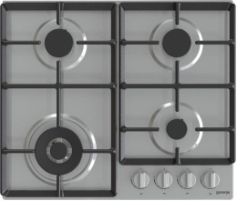 Газовая варочная панель Gorenje GW641EX, 4 конфорки, нержавеющая сталь, серебристый