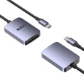 NETAC Картридер Netac WK12 WK12GYCN USB3.2 SD, SDHC, SDXC, microSD, microSDHC, microSDXC, Серебристый