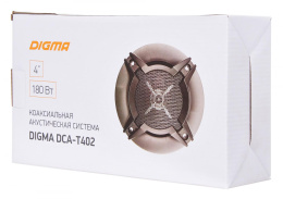 Колонки автомобильные DIGMA DCA-T402, 10 см 4 дюйм. , комплект 2 шт.