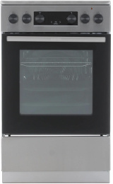 Электрическая плита Gorenje GEC5C40XAOT, стеклокерамика, электрическая, без крышки, серый