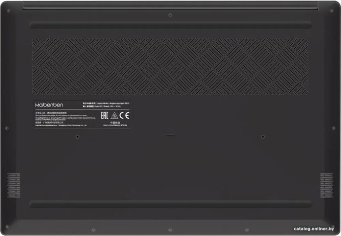 Ноутбук Maibenben P625 (P625QSF0LGRE0) 16" QHD IPS 350N 120Hz/i5-12450H/16GB/SSD512GB/Intel UHD/Fingerprint/Backlit/Linux/Dark Grey