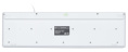 Клавиатура Оклик 500M белый USB slim Multimedia (1061586) кабель 1.5м