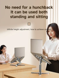 Подставка X CABLETIME CS16S (CT-LS07-AS) для ноутбука с вращением на 360°