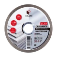 Диск алмазный 1A1R Ceramics Slim Master Line 115x1.0x7.5x22.2 мм, керамогранит Diam 000721