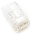 Коннектор PREMIER 6-008 кат.5E RJ45 прозрачный