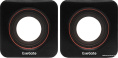 Акустическая система 2.0 ExeGate Disco 160 (питание USB, 2х3Вт (6Вт RMS), 100-20000Гц, черный, Color Box) EX287050RUS