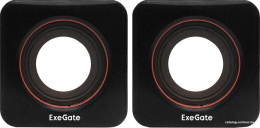 Акустическая система 2.0 ExeGate Disco 160 (питание USB, 2х3Вт (6Вт RMS), 100-20000Гц, черный, Color Box) EX287050RUS