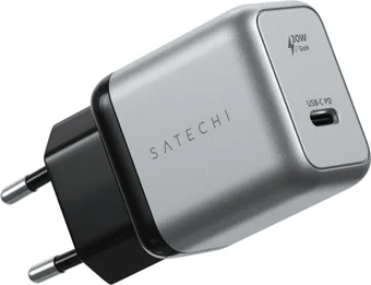 Сетевое зарядное устройство Satechi 30W USB-C GaN Wall Charger. Цвет: серый космос
