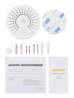 Датчик задымления Digma DiSense S1, белый [dss1]