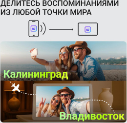 Цифровая фоторамка Digma PF-1085, 10.1", белый [pf1085w]
