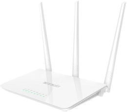Wi-Fi роутер TENDA F3, Wi-Fi 4, N300, 2.4ГГц, 3 LAN, белый