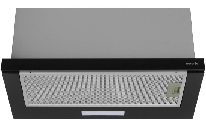 Встраиваемая вытяжка Gorenje TH60E6XB, управление кнопочное, серебристый