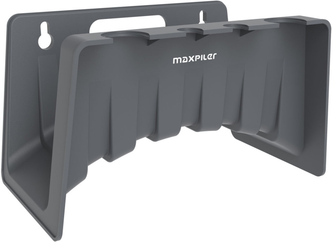 Держатель Maxpiler MHH-001 для шлангов и распылителей, настенный, вместимость: позволяет компактно разместить садовый шланг длиной до 30 м диаметром 1/2" или шланг длиной 20 м