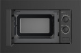 Микроволновая печь Weissgauff HMT-2016 BGL Flat Table 20л. 700Вт черный встраиваемая (441581)