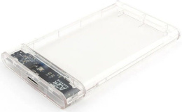 Внешний корпус для HDD/SSD AgeStar 3UB2P4C, прозрачный
