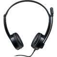 RAPOO Гарнитура проводная H120-BL, цвет - черный 18008