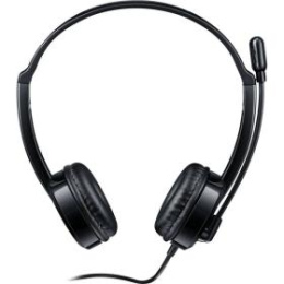 RAPOO Гарнитура проводная H120-BL, цвет - черный 18008