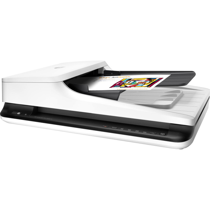 Сканер HP ScanJet Pro 2500 f1 L2747A {CIS, A4, 1200dpi, 24bit, USB 2.0, ADF 50 sheets, Duplex, 20 ppm/40 ipmr }