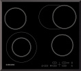 Варочная поверхность Samsung NZ64T3516QK/WT черный
