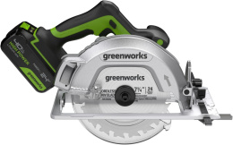 Циркулярная пила дисковая Greenworks GD24CS ручная D диска.:185мм 1500907CUB