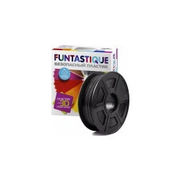 Пластик в катушке FUNTASTIQUE abs, 1.75 мм, 1 кг, черный ABS-1KG-BK