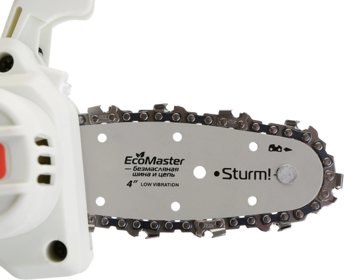 Цепная пила Sturm! CSC1204C аккум. дл.шины:4" 10cm 2аккум. 2Ач ЗУ