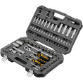 Набор инструментов, 1/2", 1/4", CrV, S2, пластиковый кейс, 94 предмета// Denzel [15813]