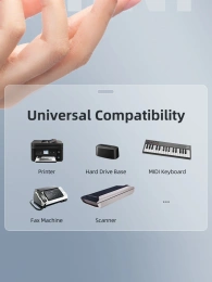 Адаптер CABLETIME CCB2G (CT-CFBM2-AG) USB C для принтера