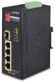 ISW-514PTF индустриальный PoE коммутатор для монтажа в DIN-рейку/ IP30 4-Port/TP + 1-Port Fiber SFP POE Industrial Fast Ethernet Switch -40 to 75 C