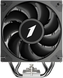 Кулер 1stPlayer CY12 Черный (CY12-BK) (Intel LGA1851/1700/1200/115x, AMD AM5/AM4, крепление на винтах, 4 тепловые трубки (6мм), размер вентилятора: 120x120x25мм, гидравлический подшипник, 1900об/мин, 57.56CFM, 38.21dB(A), PWM, высота: 155 мм)