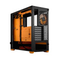 Корпус Case Fractal Design Pop Air RGB Orange Core TG Clear Tint, Midi-Tower, 3x120mm RGB, 2xUSB-A 3.2 ATX, mATX, mITX Black/Orange FD-C-POR1A-05