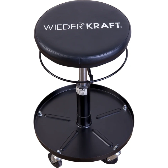 Ремонтный круглый табурет WIEDERKRAFT сиденье рабочее WDK-86020