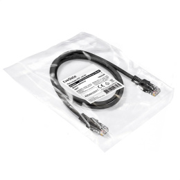 Патч-корд ExeGate UTP-RJ45-RJ45-5e-1M-BK, UTP, cat.5e, 1м, черный EX300505RUS
