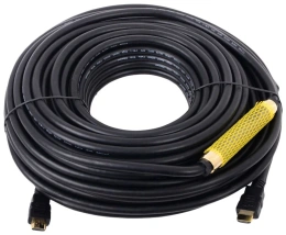 VCOM VHD6020D-30MB Кабель HDMI 19M/M ver:1.4+3D, 30m, позолоченные контакты, 2 фильтра