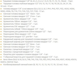 Набор инструментов Kolner KTS 82 82 предмета жесткий кейс