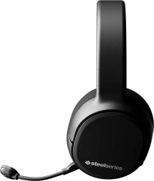 Гарнитура игровая SteelSeries Arctis 1, для компьютера и игровых консолей, мониторные, радио, черный [61512]