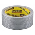 Лента STAYER "MASTER" "UNIVERSAL" клейкая,армированная, влагостойкая. 48мм х 10м, металлик [12080-50-10]