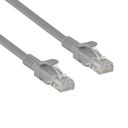 Патч-корд ExeGate UTP-RJ45-RJ45-5e-3M-GY, UTP, cat.5e, 3м, серый EX138963RUS