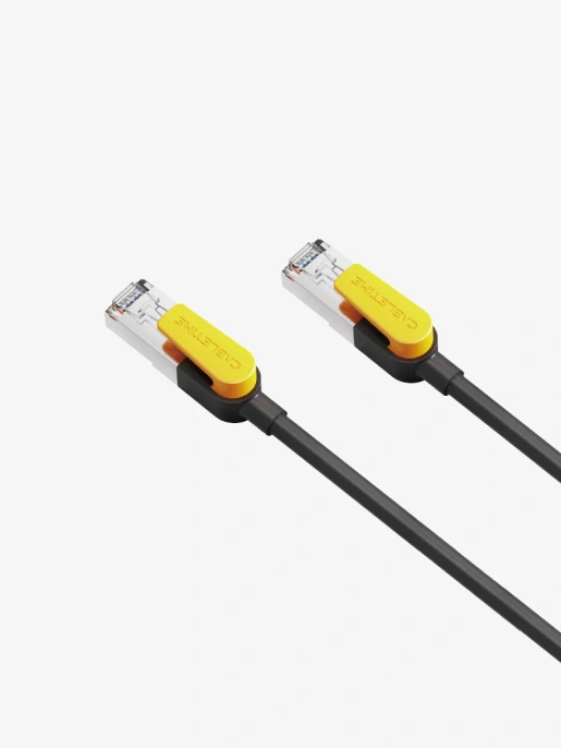 Патч-корд CABLETIME CN70H (CT-CAT7F-PB1) 1 м, FTP Gigabit Ethernet CAT7, желтый+черный