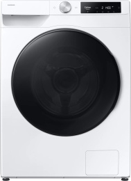 Стиральная машина Samsung WD11DG6B85BELP, с фронтальной загрузкой, 11кг, 1400об/мин, с паром, с сушкой, инверторная