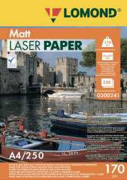 Бумага Lomond Ultra DS Matt CLC, A4, для лазерной печати, 250л, 170г/м2, белый, покрытие матовое /матовое [0300241]
