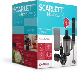 Блендер погружной Scarlett SC-HB42M35 1600Вт черный