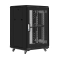 Шкаф телекоммуникационный 19" напольный 18U ExeGate EC-FS-18U.600.600.G.BLACK 19”, 18U, 600x600x987mm ШхГхВ , передняя дверь закаленное стекло, задняя перфорированная дверь, EX301398RUS
