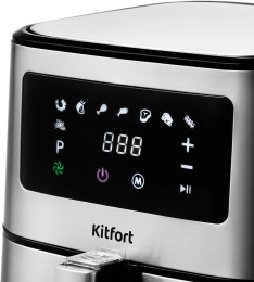 Аэрогриль Kitfort KT-2228 5.5л 1700Вт серебристый (КТ-2228)
