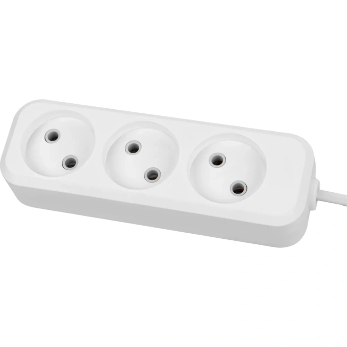 Удлинитель сетевой TDM ELECTRIC 3 розетки, 5 метров, без заземления, ШВВП 2х0,75 мм2 6А 250В SQ1303-1202
